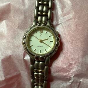 Vintage Paul Sebastian Two-Tone Silver & Gold Quartz Watch with Link Bracelet